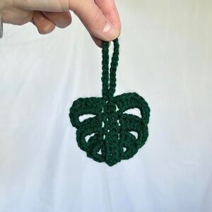 Monstera Leaf Keychain